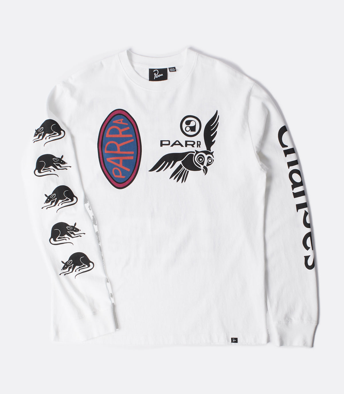 Team changes long sleeve t-shirt - white
