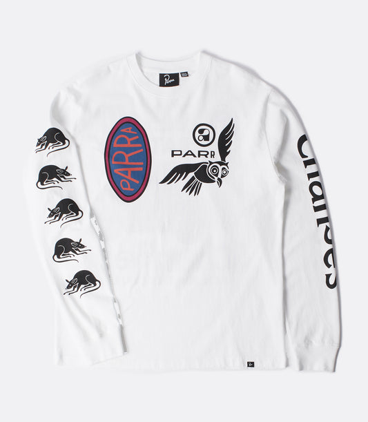 Team changes long sleeve t-shirt - white