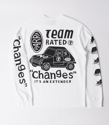 Team changes long sleeve t-shirt - white