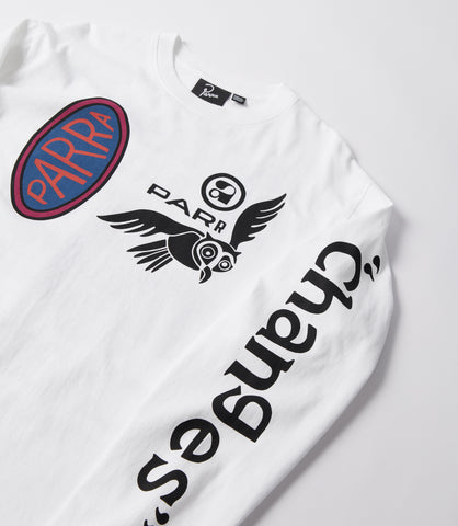 Team changes long sleeve t-shirt - white