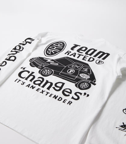 Team changes long sleeve t-shirt - white