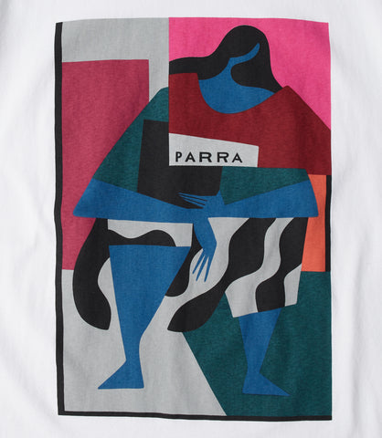 Reading the square t-shirt - white