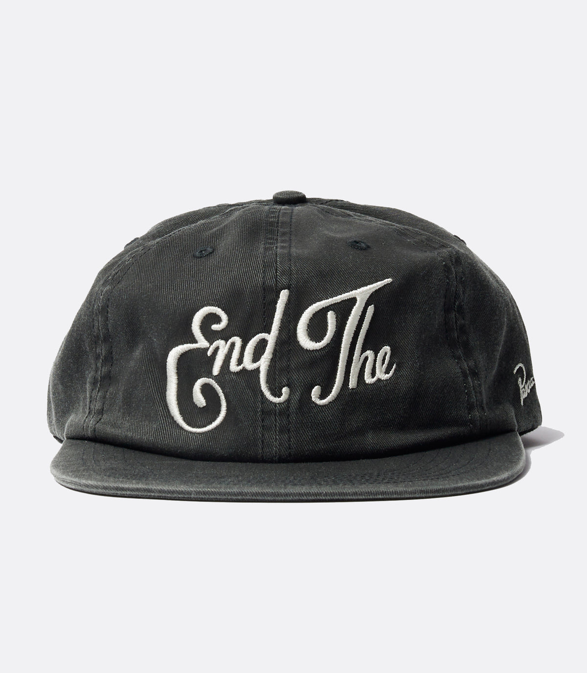 End the 6 panel hat - black