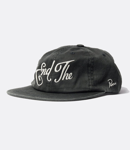 End the 6 panel hat - black