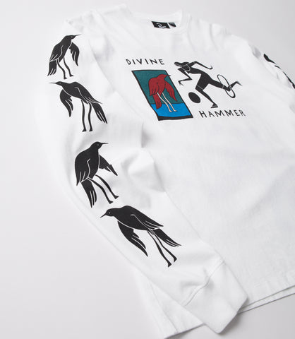 Divine Hammer Long Sleeve T-Shirt White