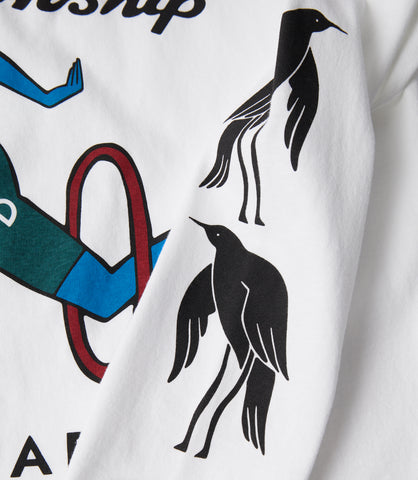 Divine Hammer Long Sleeve T-Shirt White