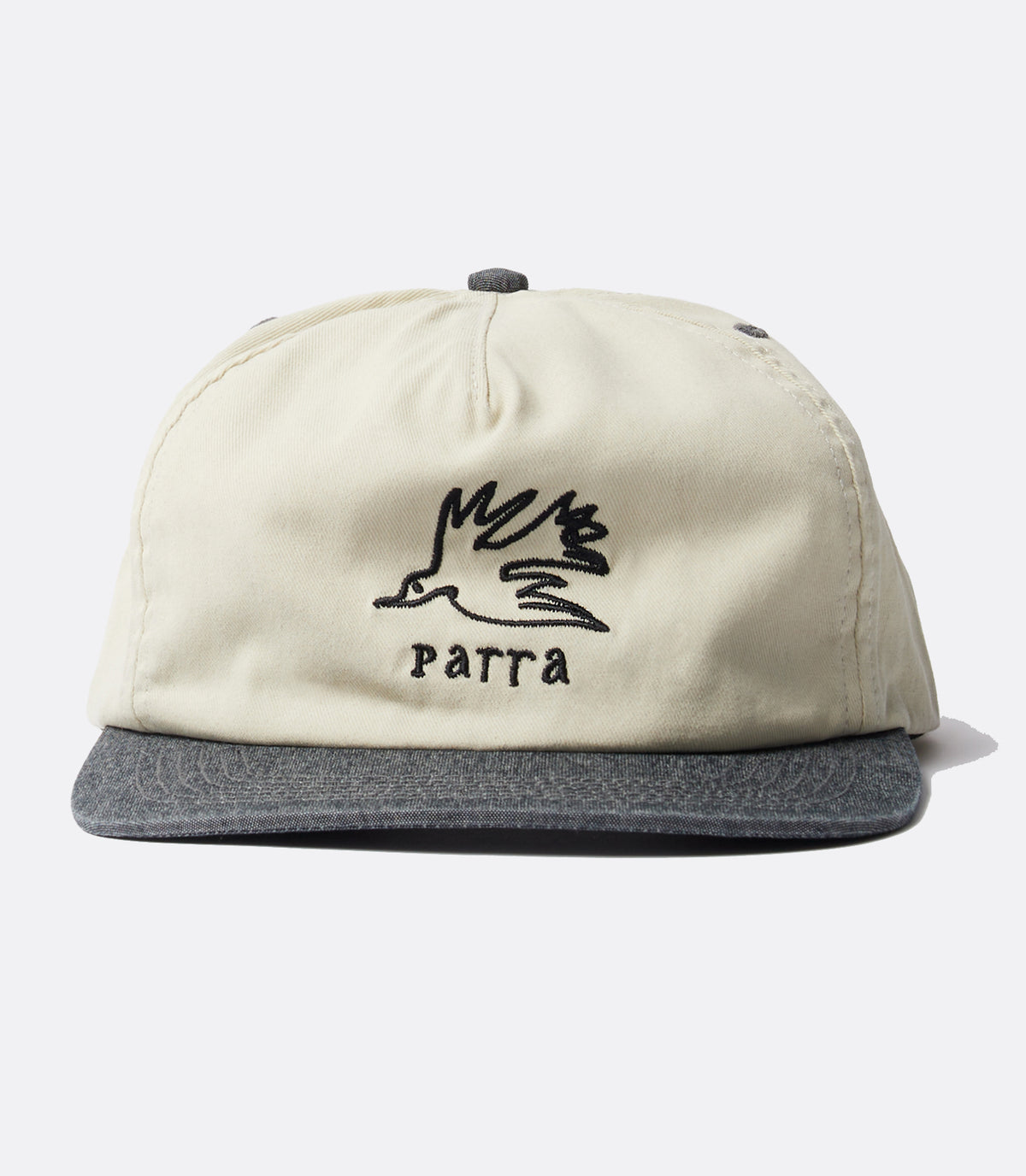 Yarn Bird 5 Panel Hat Off White