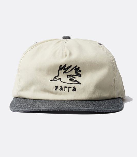 Yarn Bird 5 Panel Hat Off White