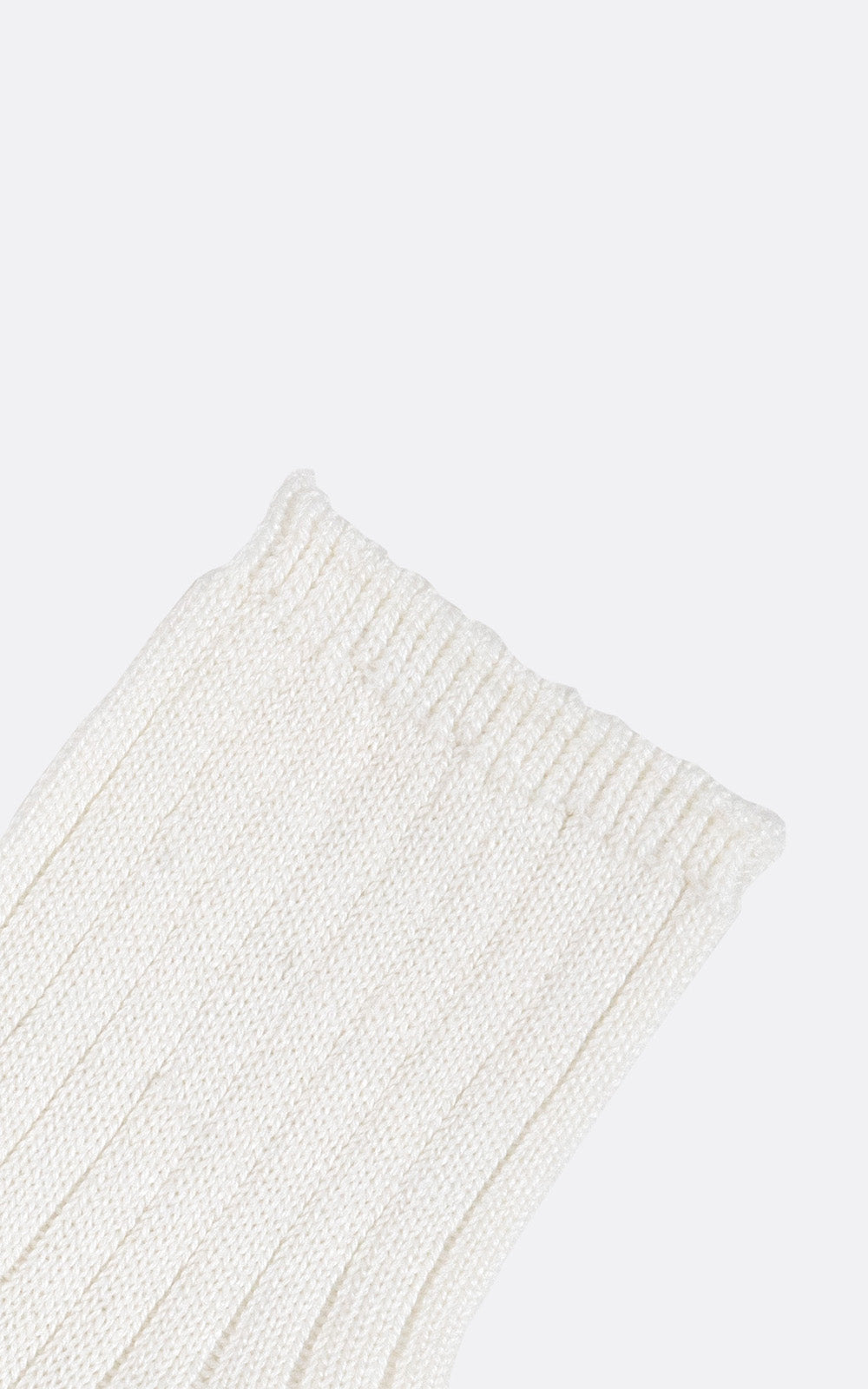LINEN COTTON RIBBED ANKLE GRAYGE