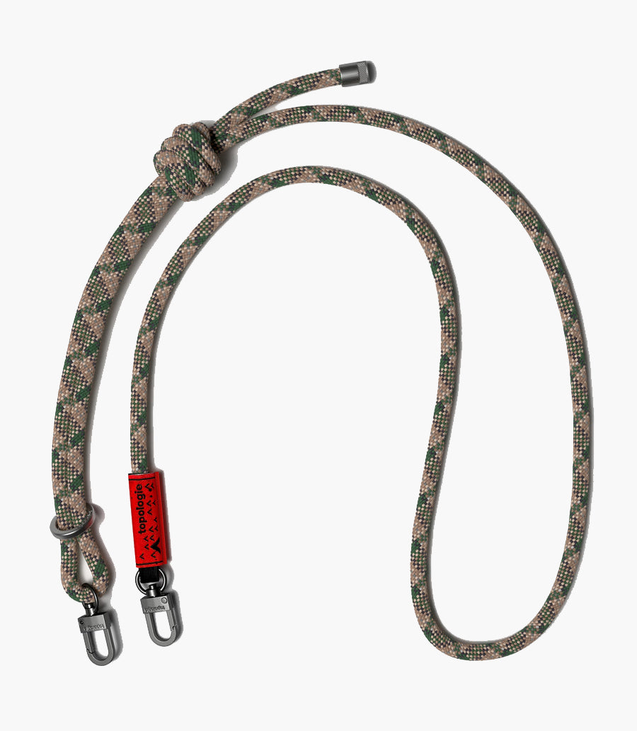 Wares Straps 8.0mm Rope Strap Brown Camouflage