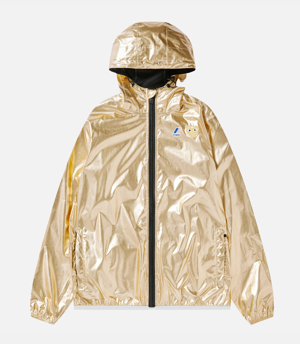 PLAY K-WAY ZIP JACKET GOLD