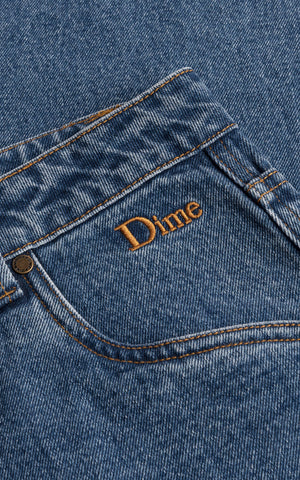 CLASSIC BAGGY DENIM PANTS INDIGO WASHED