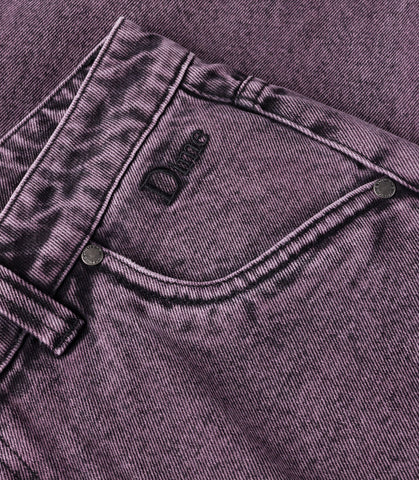 CLASSIC RELAXED DENIM PANTS OVERDYED PLUM