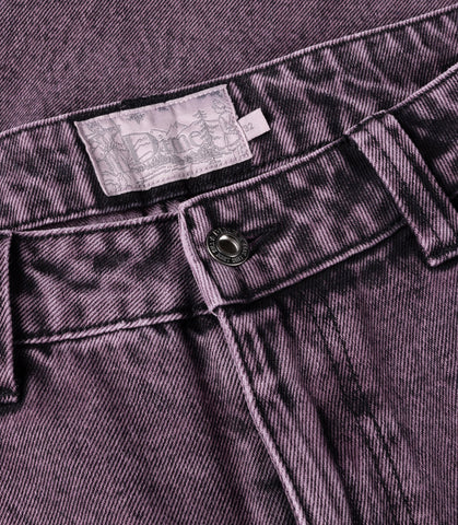 CLASSIC RELAXED DENIM PANTS OVERDYED PLUM