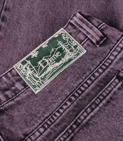 CLASSIC RELAXED DENIM PANTS OVERDYED PLUM