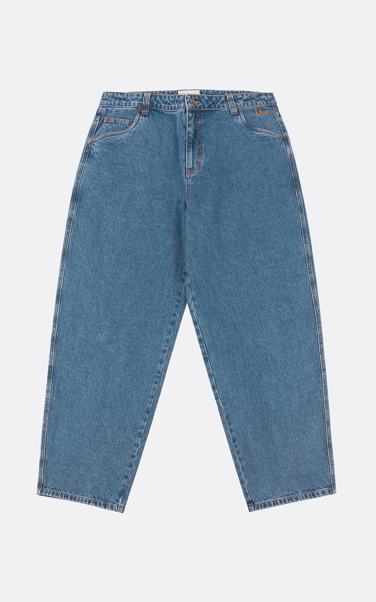 CLASSIC BAGGY DENIM PANTS INDIGO WASHED