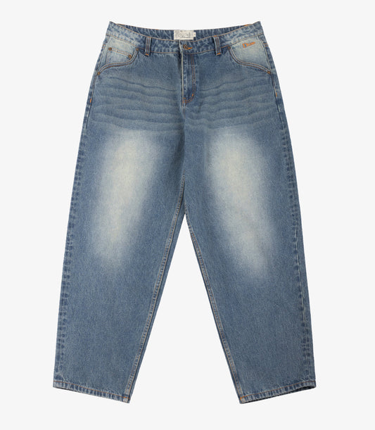 CLASSIC BAGGY DENIM PANTS SANDBLASTED INDIGO