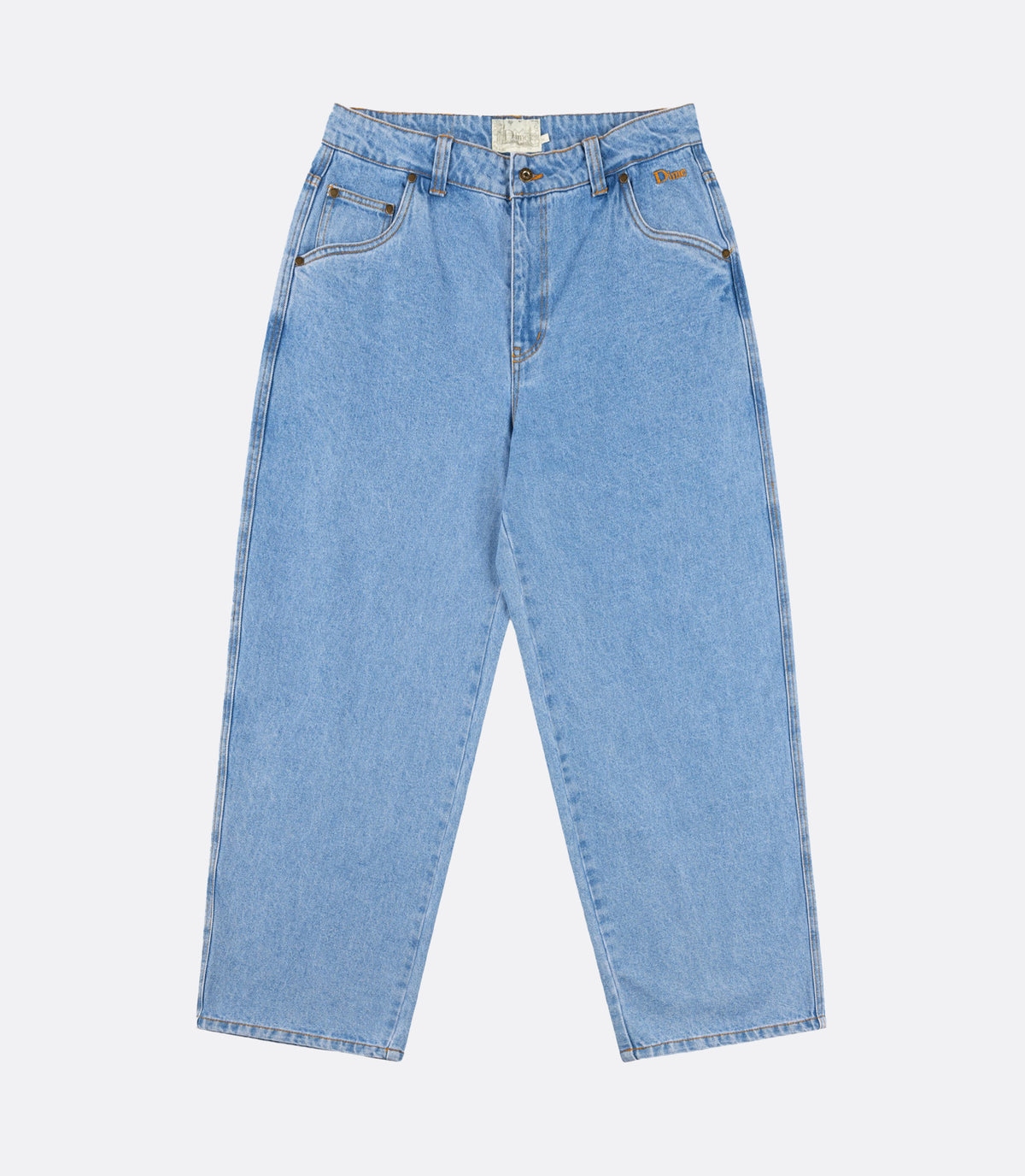 CLASSIC BAGGY DENIM PANTS BLUE WASHED