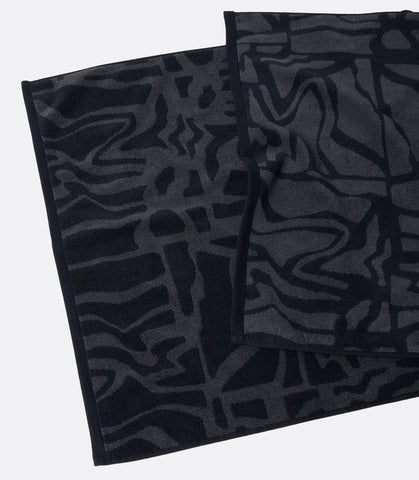 Broken ftp Bath Towel Set Black