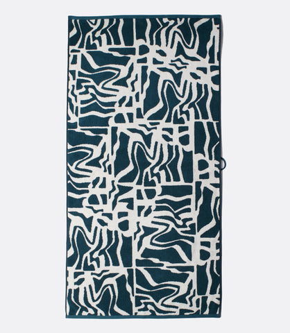 Broken ftp Bath Towel Set Teal Green