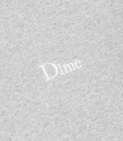 CLASSIC SMALL LOGO CREWNECK HEATHER GRAY