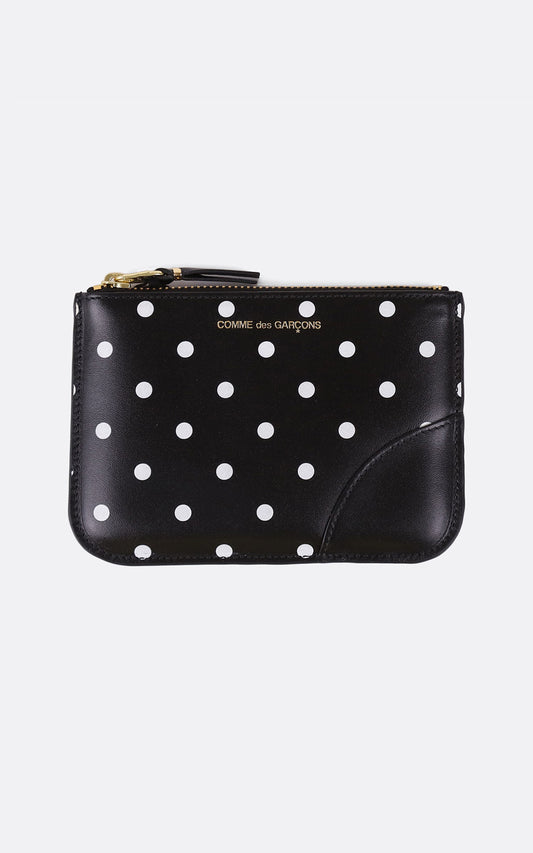 WALET / SMALL POUCH DOT LEATHER BLACK