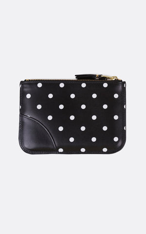 WALET / SMALL POUCH DOT LEATHER BLACK