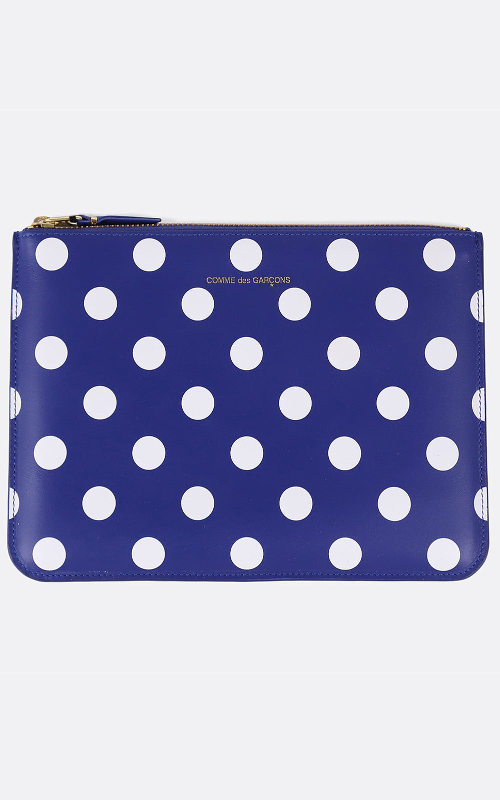 WALLET / BIG POUCH DOT LEATHER NAVY
