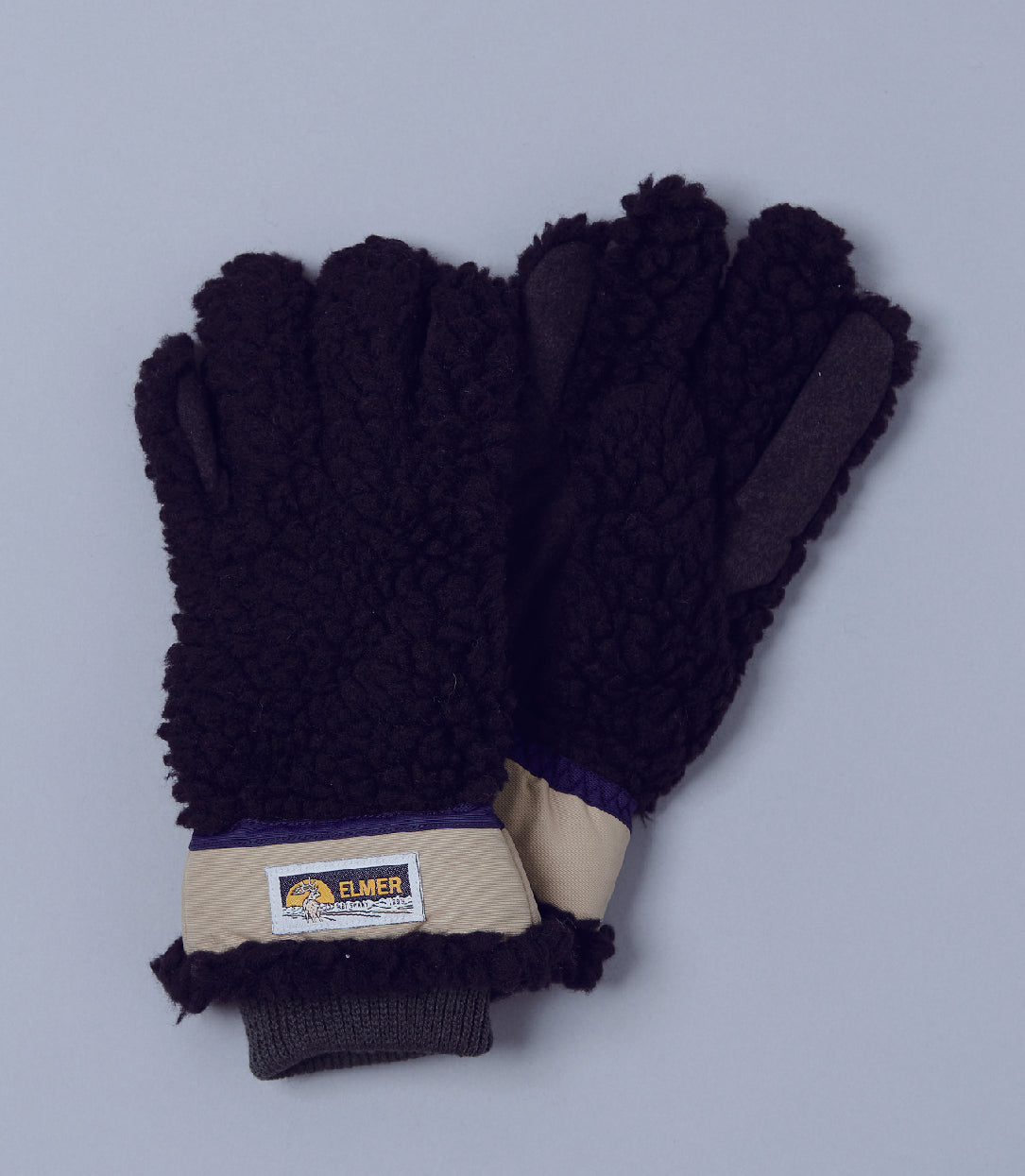 Elmer Teddy 5 fingers black gloves