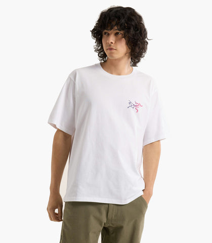 KRAGG SS TEE WHITE MULTI