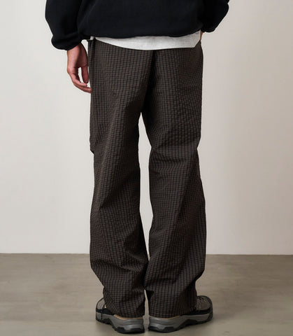 Northside Plaid Pant Deep Brown