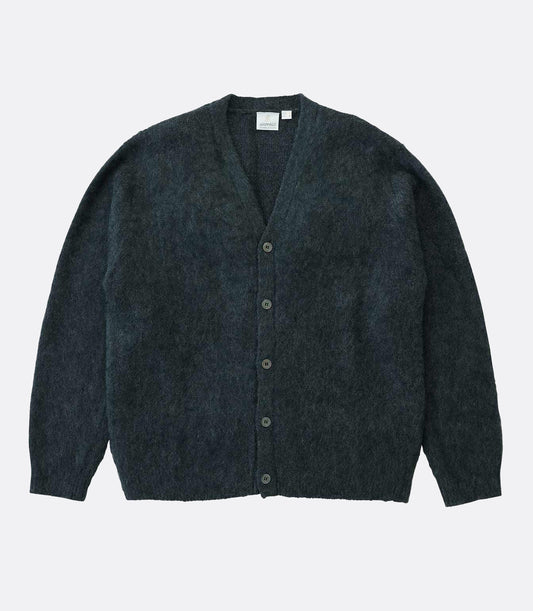 Mohair Cardigan Charcoal