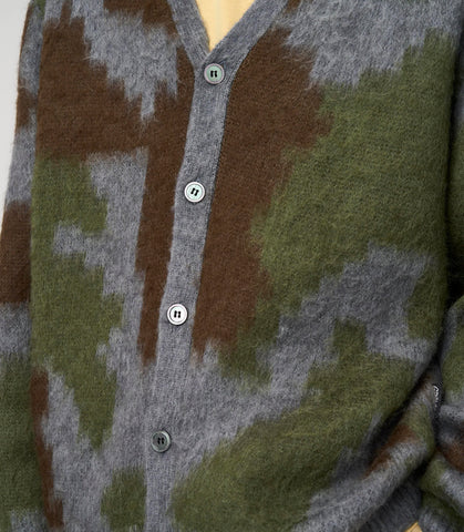 Mohair Cardigan Digi Camo