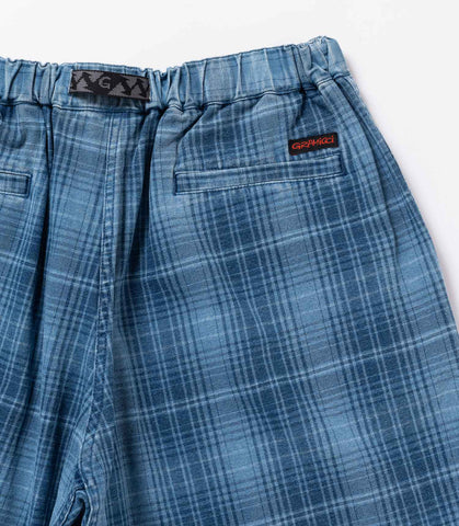 Lagoon shirt denim plaid Indigo checkered