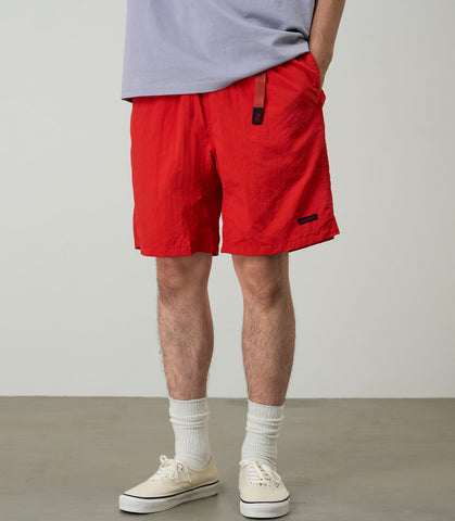 NYLON PACKABLE G-SHORT BURNT ORANGE