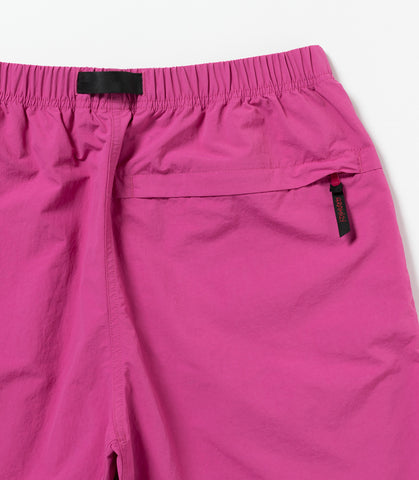 NYLON PACKABLE G-SHORT PLUM