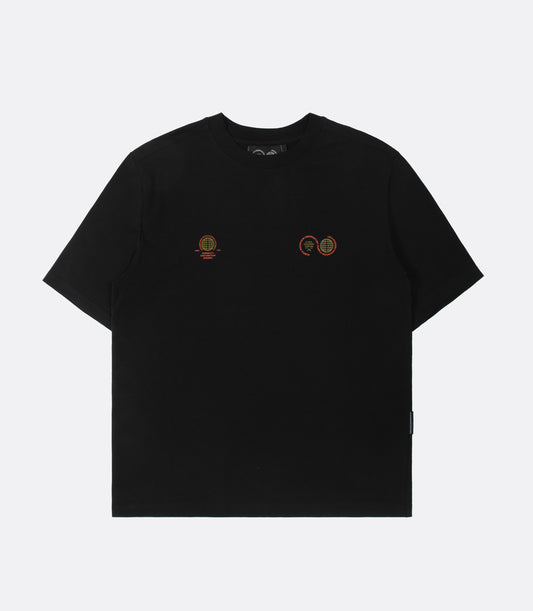 TONAL LOGO SS TEE BLACK