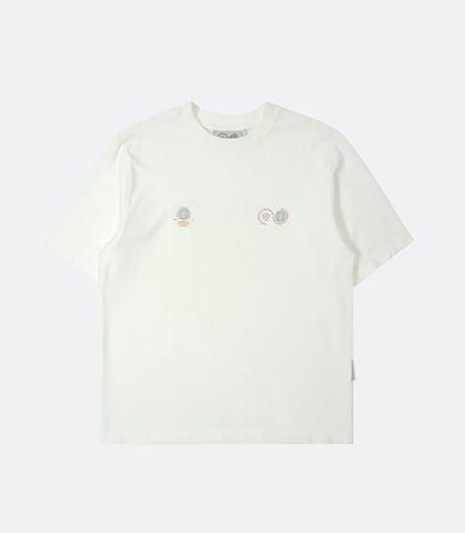 GLOBE TEE WHITE