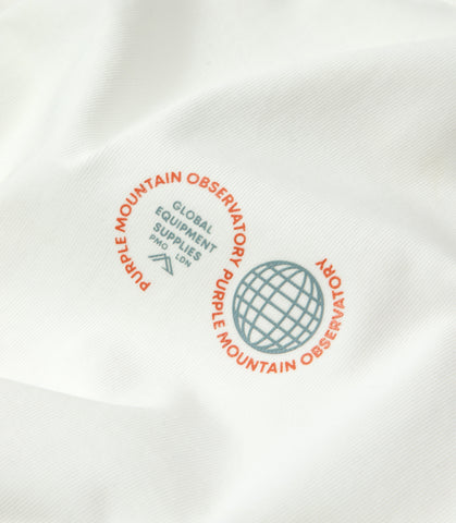 GLOBE TEE WHITE