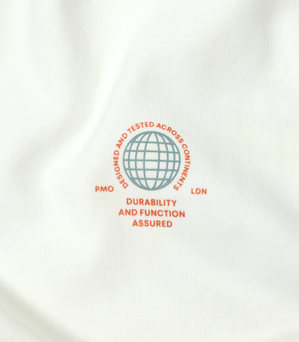 GLOBE TEE WHITE