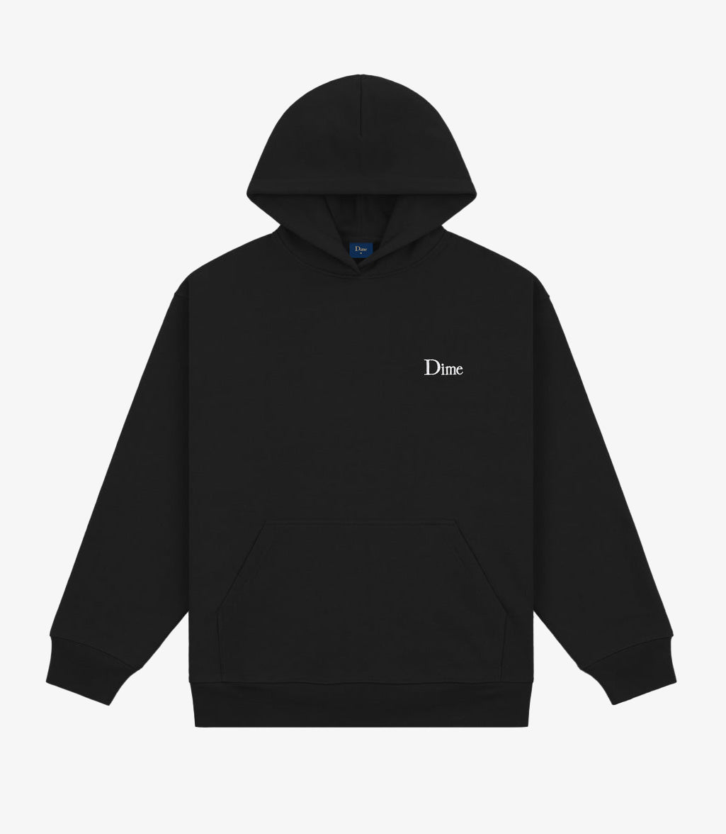 CLASSIC SMALL LOGO HOODIE BLACK