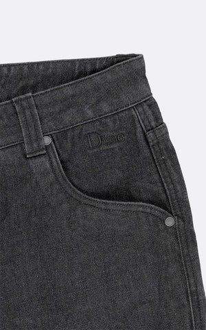 RELAXED DENIM PANT BLACK WASHED
