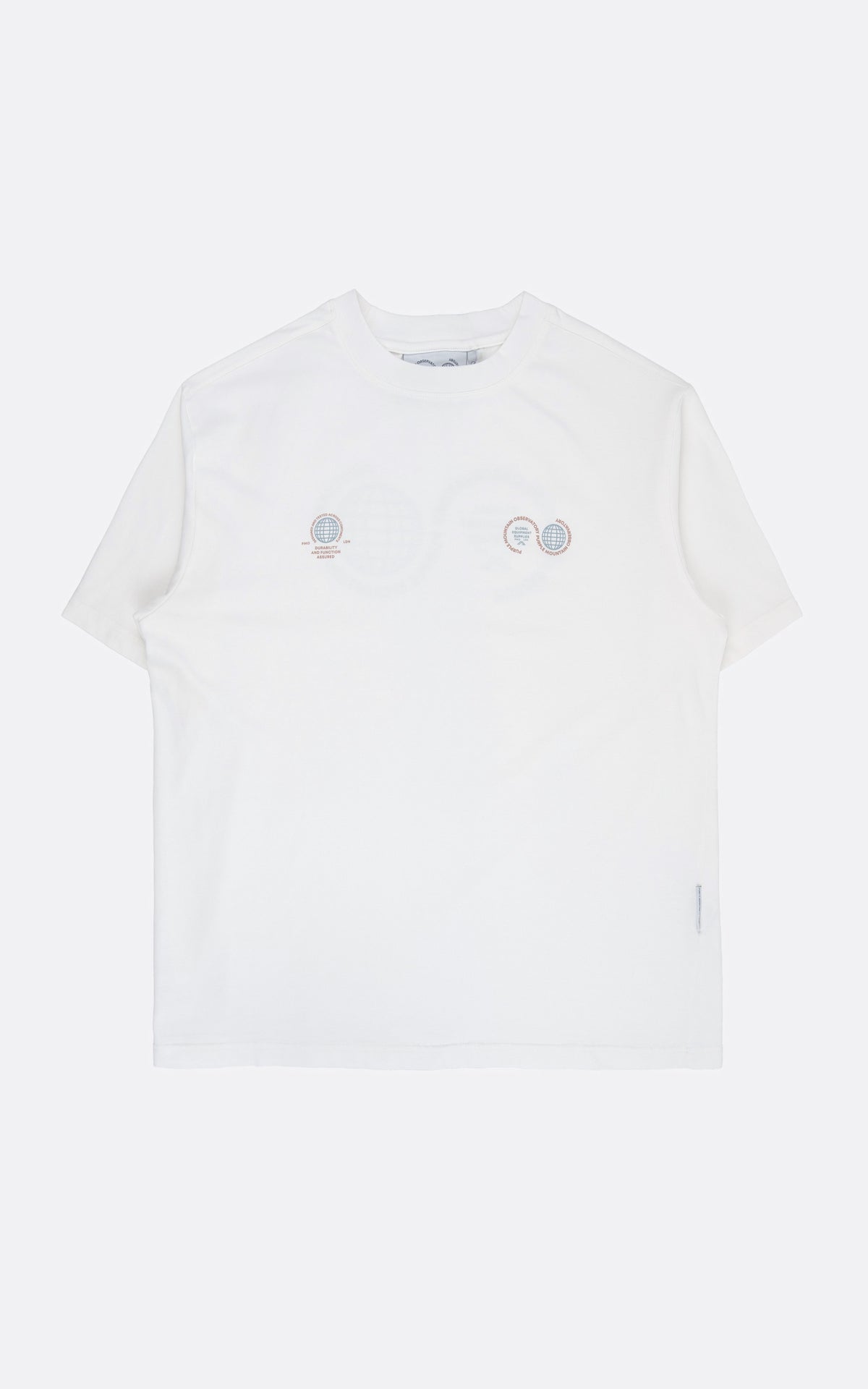 GLOBE TEE WHITE