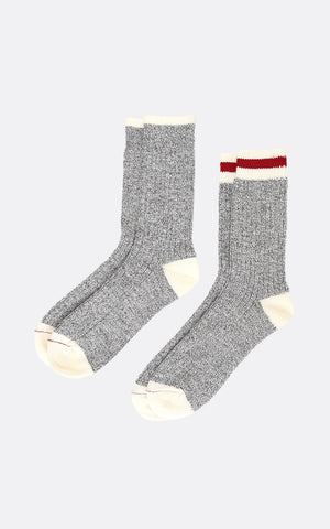 RAG SOCKS GREY