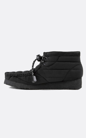WALLABEE BOOT BLACK QUILTED