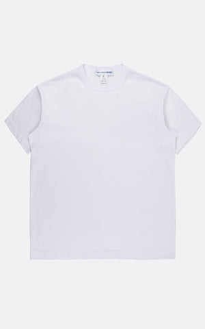 T-SHIRT KNIT PRINT LOGO WHITE