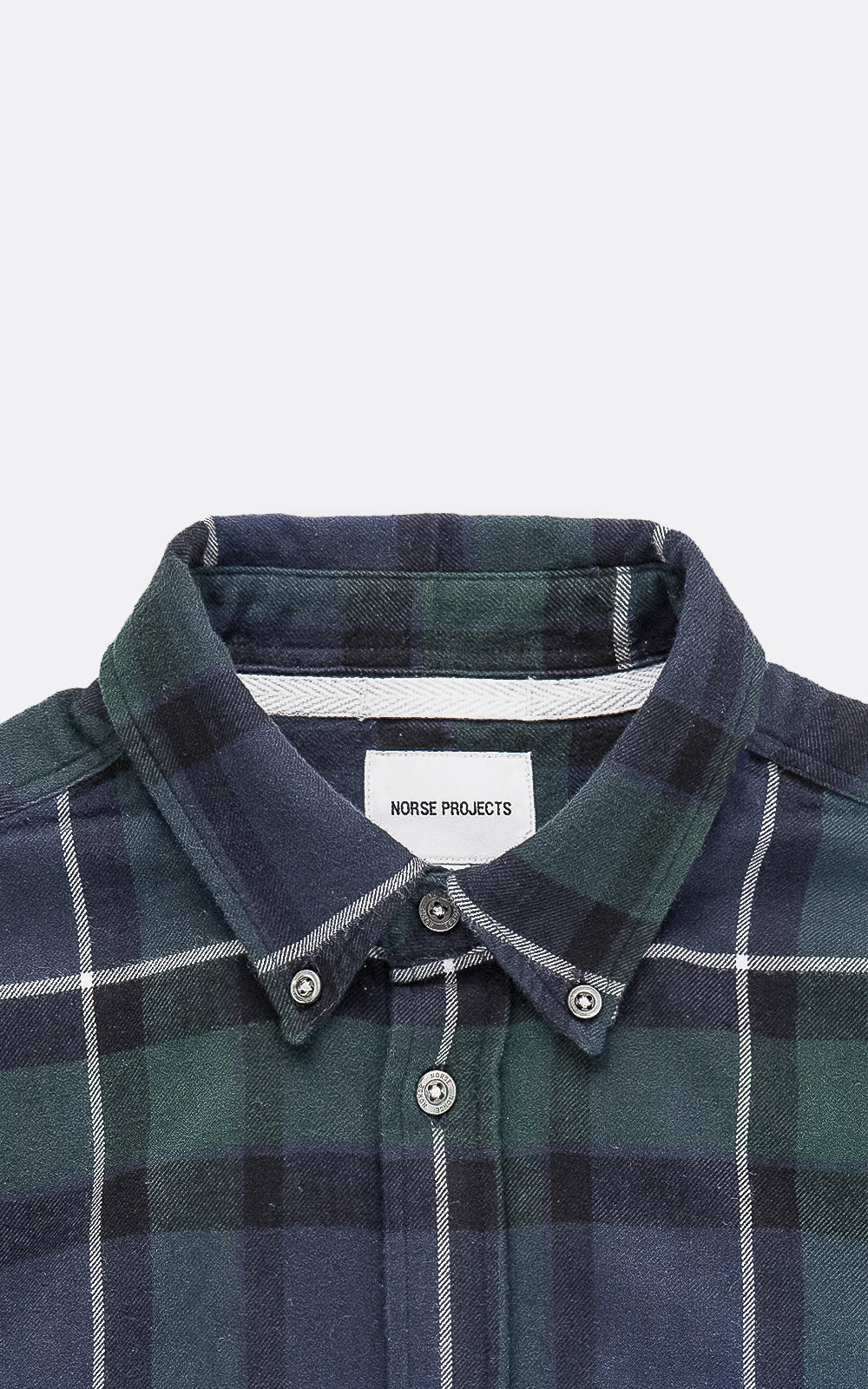 ANTON BRUSHED FLANNEL CHECK BLACK WATCH CHECK