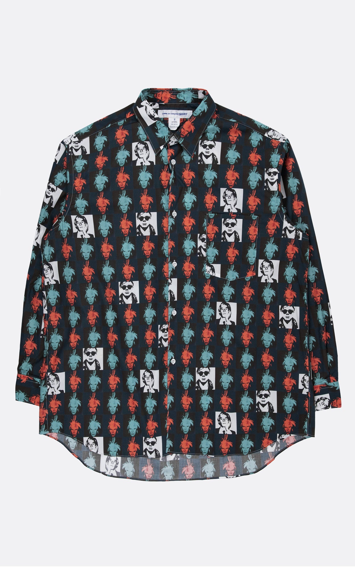 ANDY WARHOL WOVEN LONG SLEEVE SHIRT