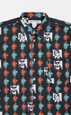 ANDY WARHOL WOVEN LONG SLEEVE SHIRT