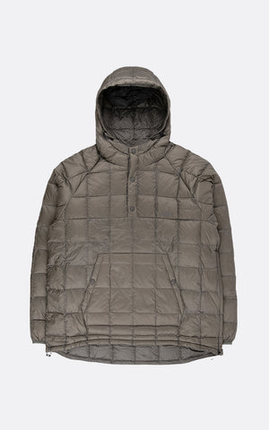DOWN PULLOVER JACKET STONE GREY